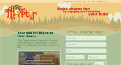 Desktop Screenshot of choremonster.com